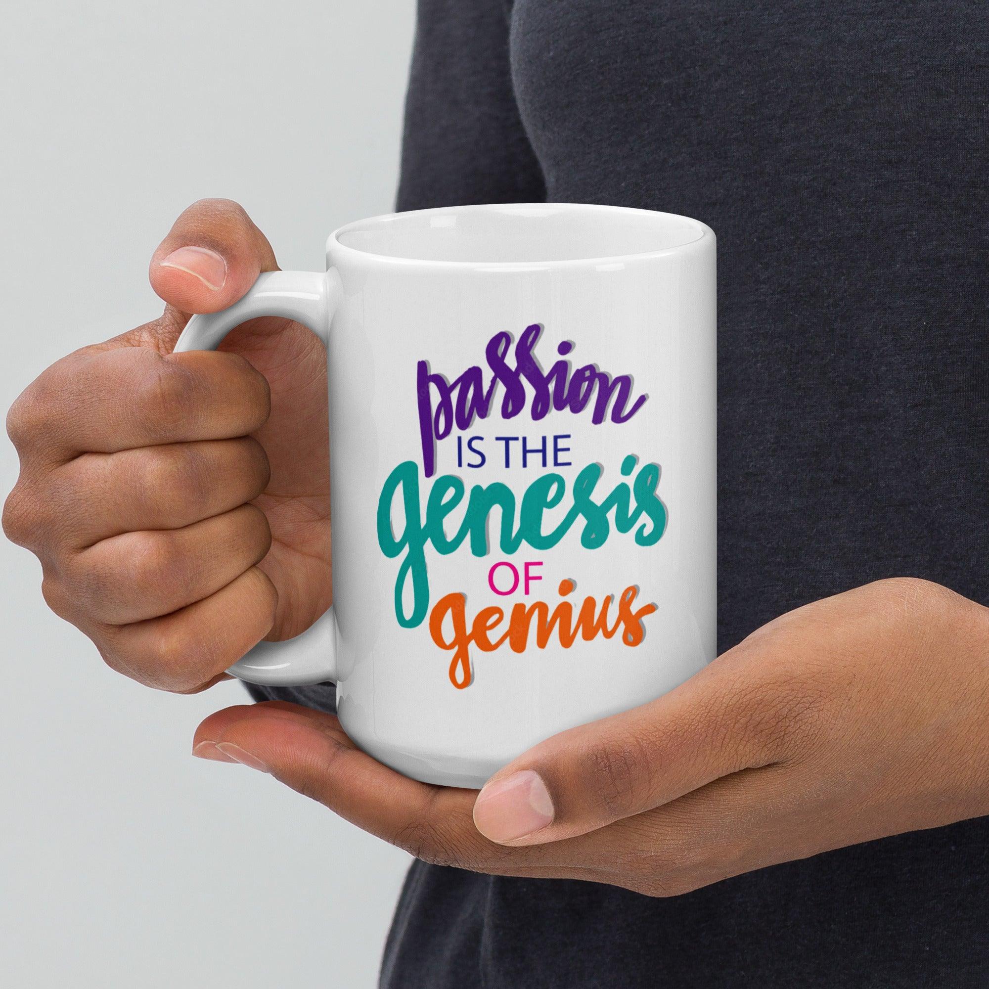 Passion Genius Quote Mug - Inspire Cups