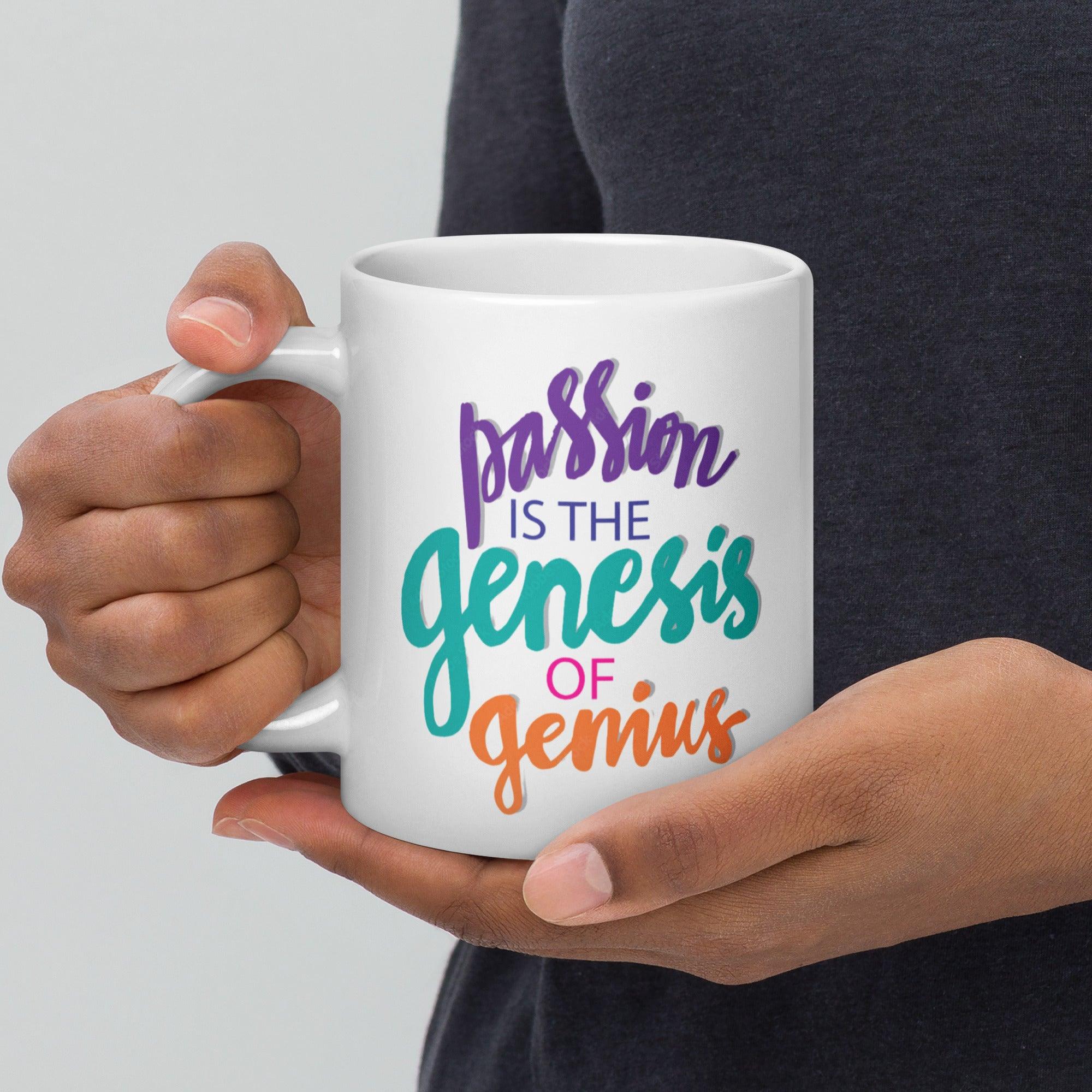 Passion Genius Quote Mug - Inspire Cups