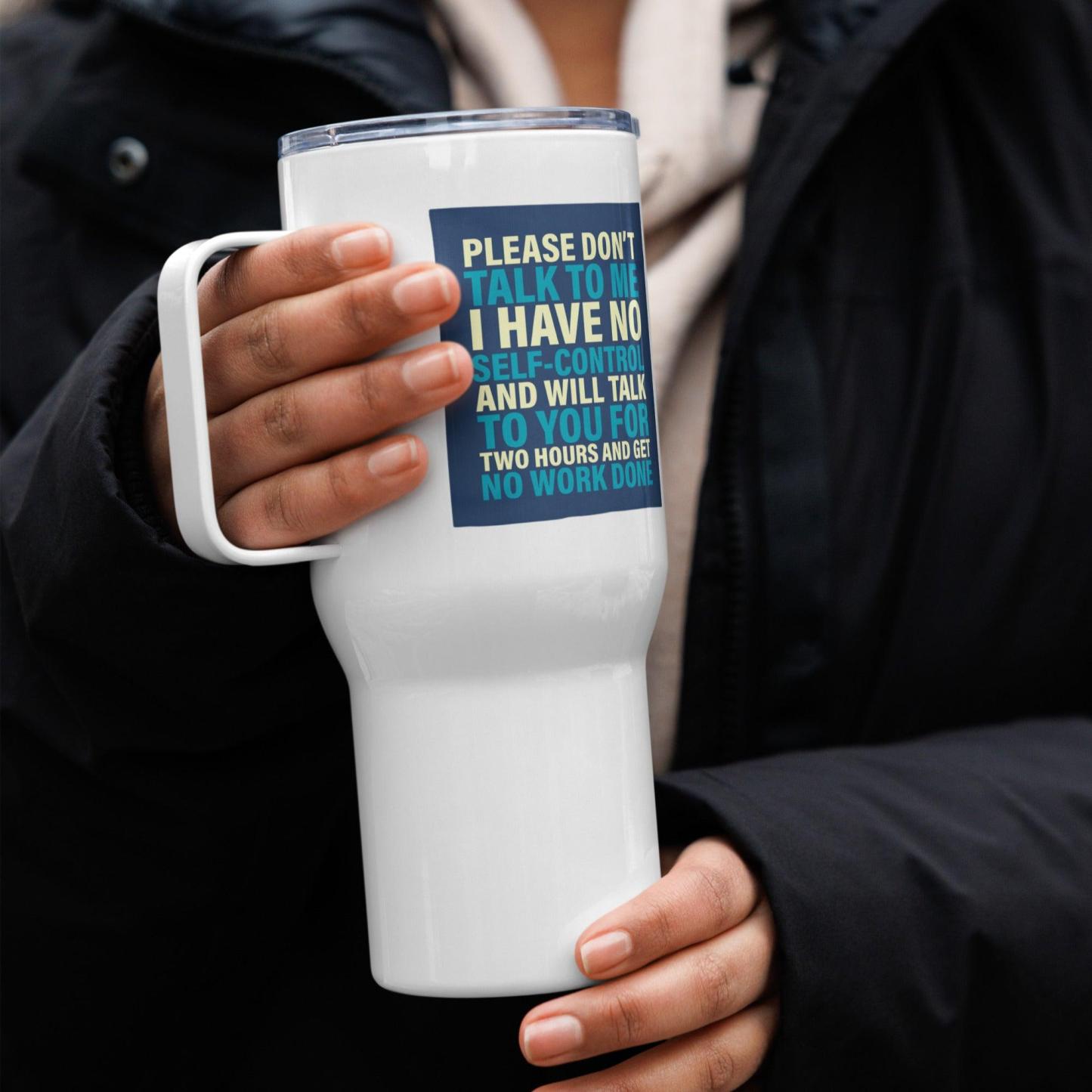 No Work Talk Mug - Inspire Cups