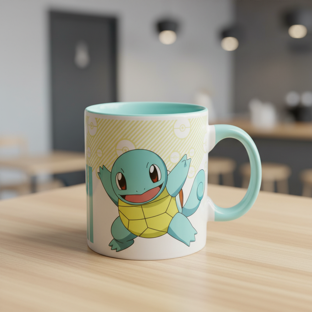 Pokedex Squirtle 20oz Ceramic Mug