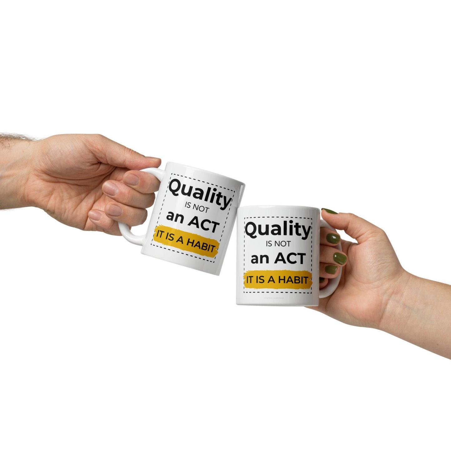 Motivational Ceramic Habit Mug - Inspire Cups