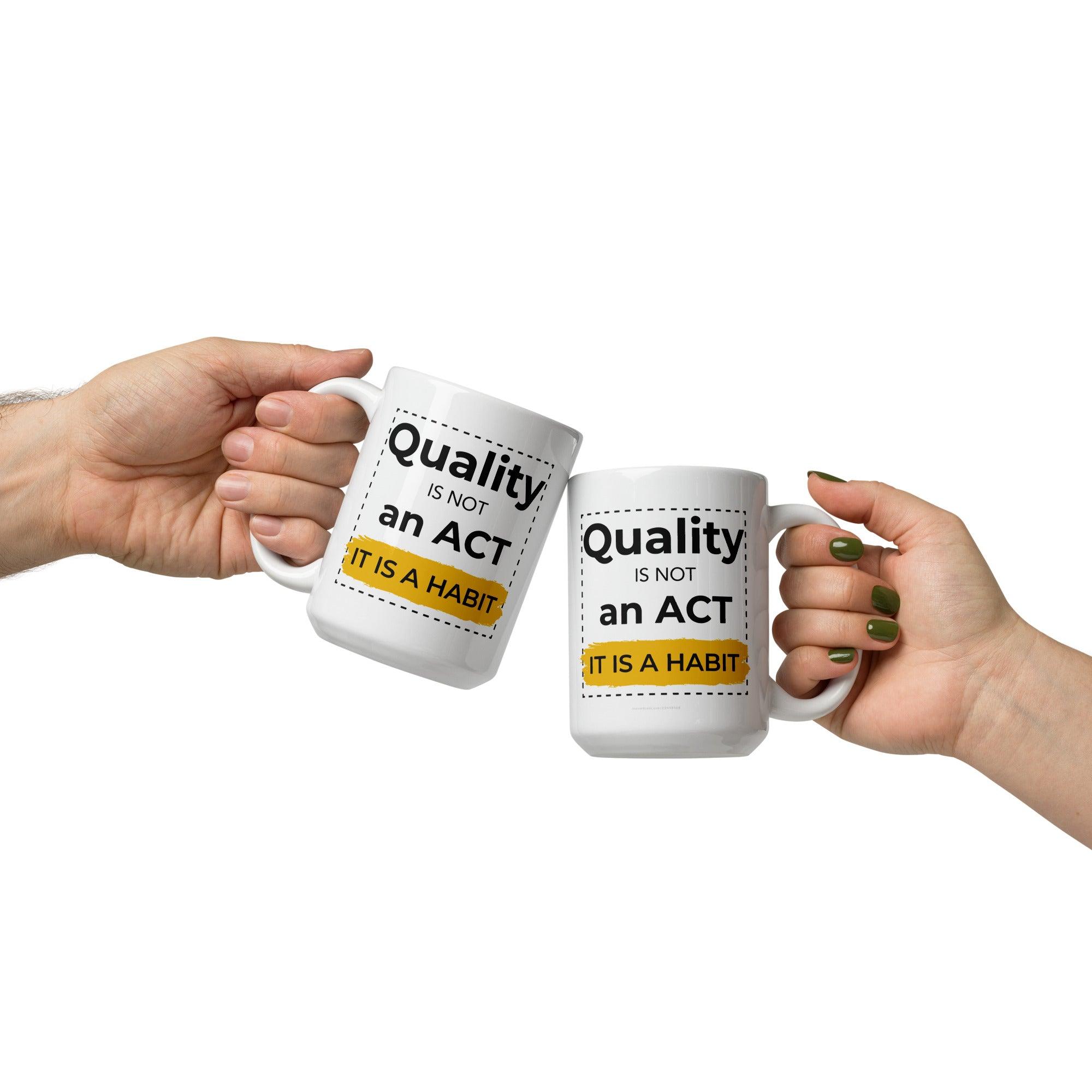 Motivational Ceramic Habit Mug - Inspire Cups