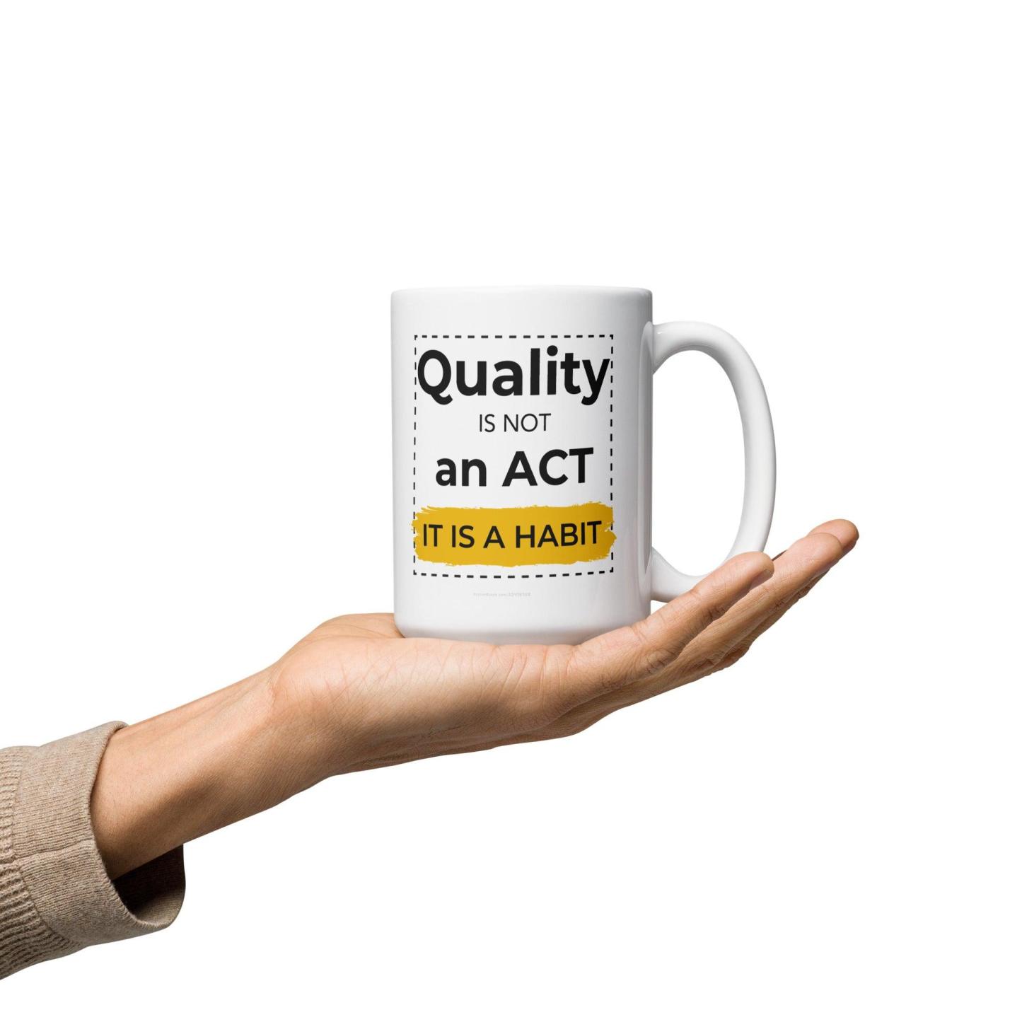 Motivational Ceramic Habit Mug - Inspire Cups