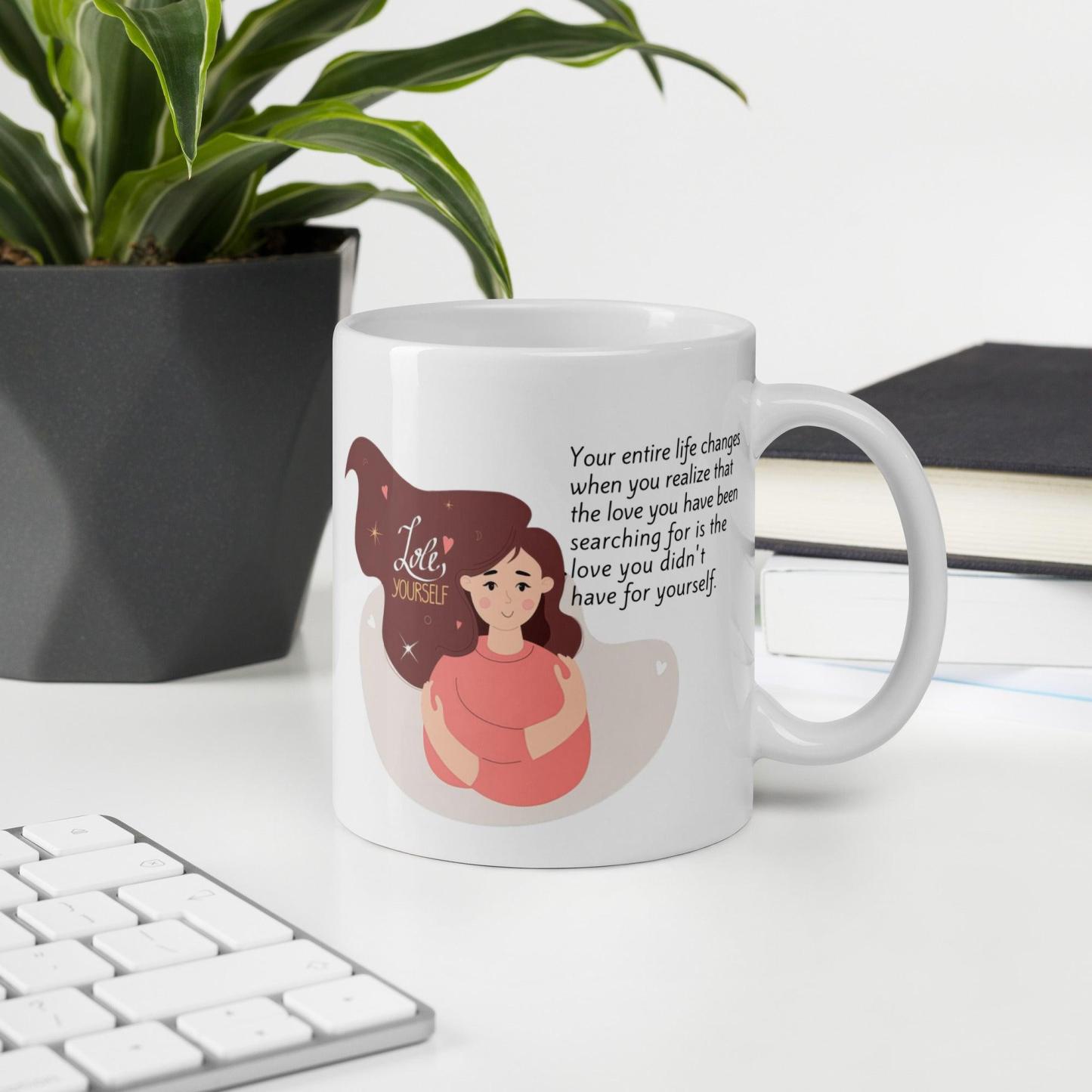 Self Love Inspirational Mug - Inspire Cups