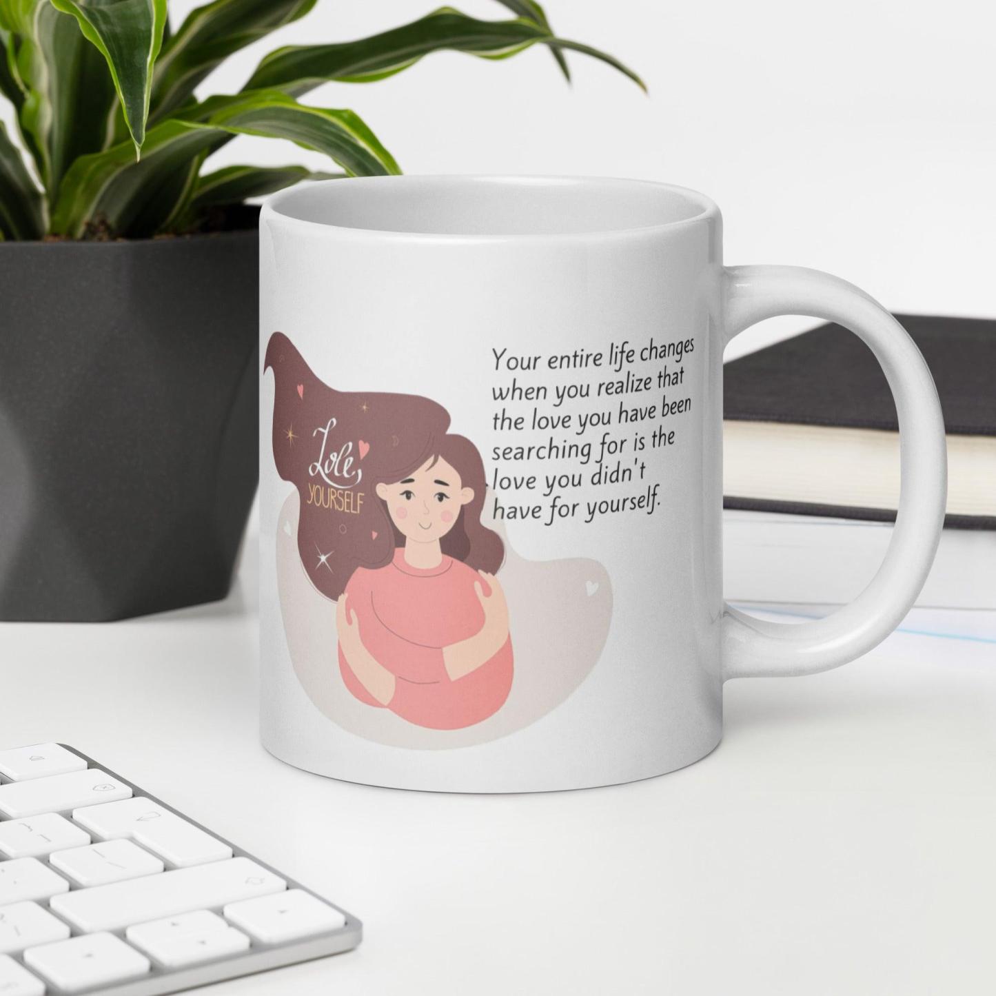 Self Love Inspirational Mug - Inspire Cups