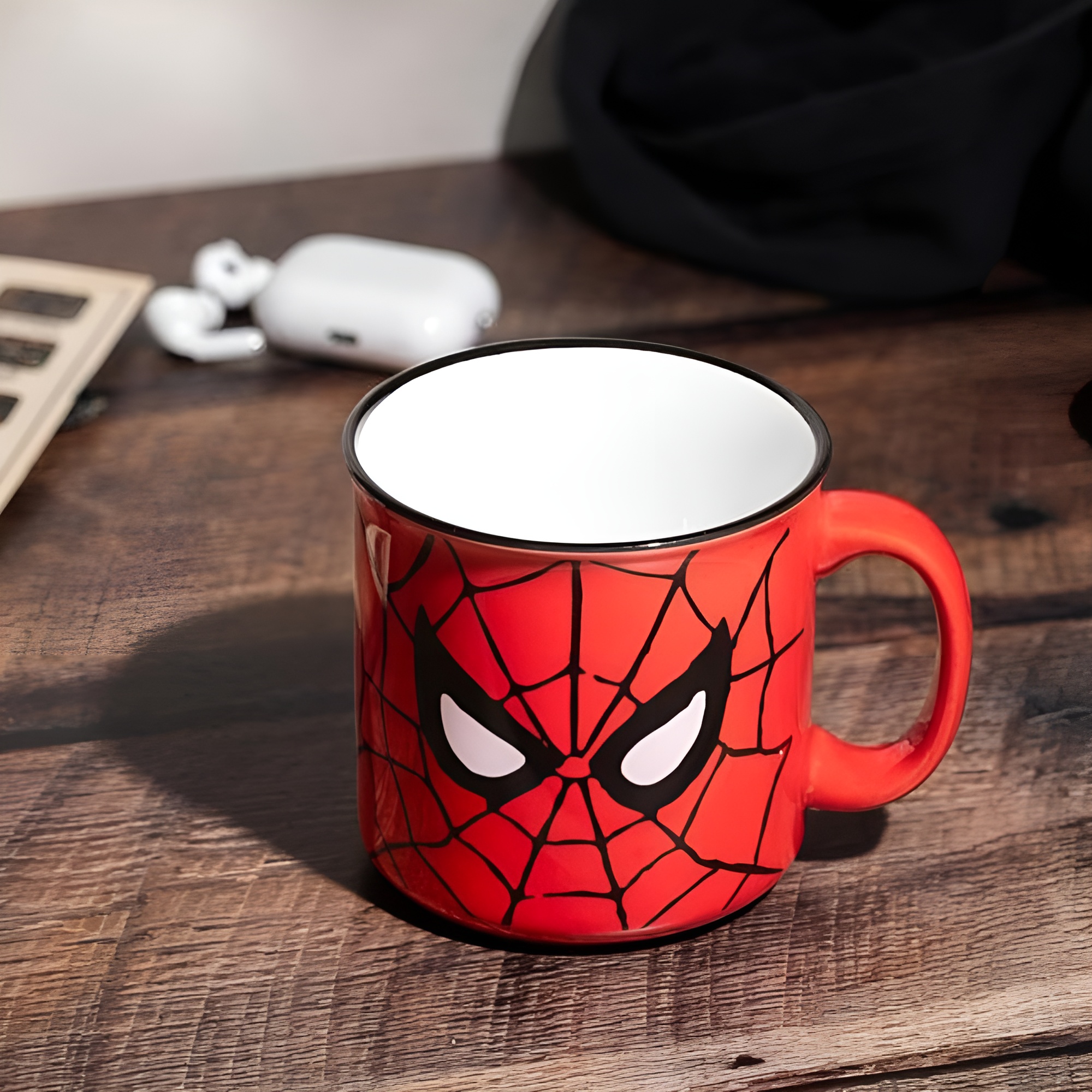 Spider-Man Face Ceramic Camper Mug