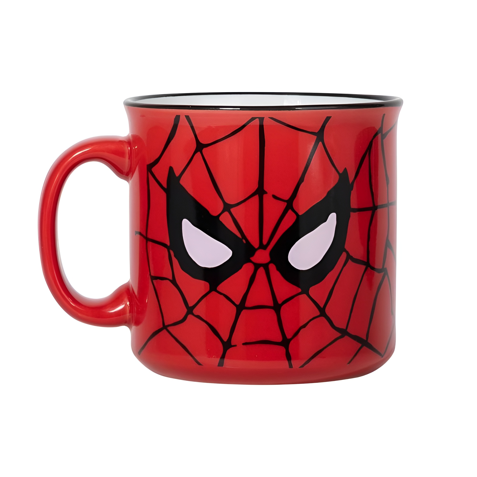 Spider-Man Face Ceramic Camper Mug
