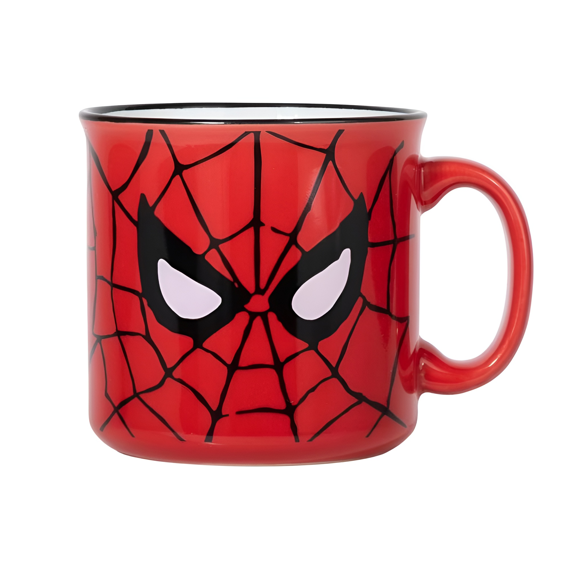 Spider-Man Face Ceramic Camper Mug