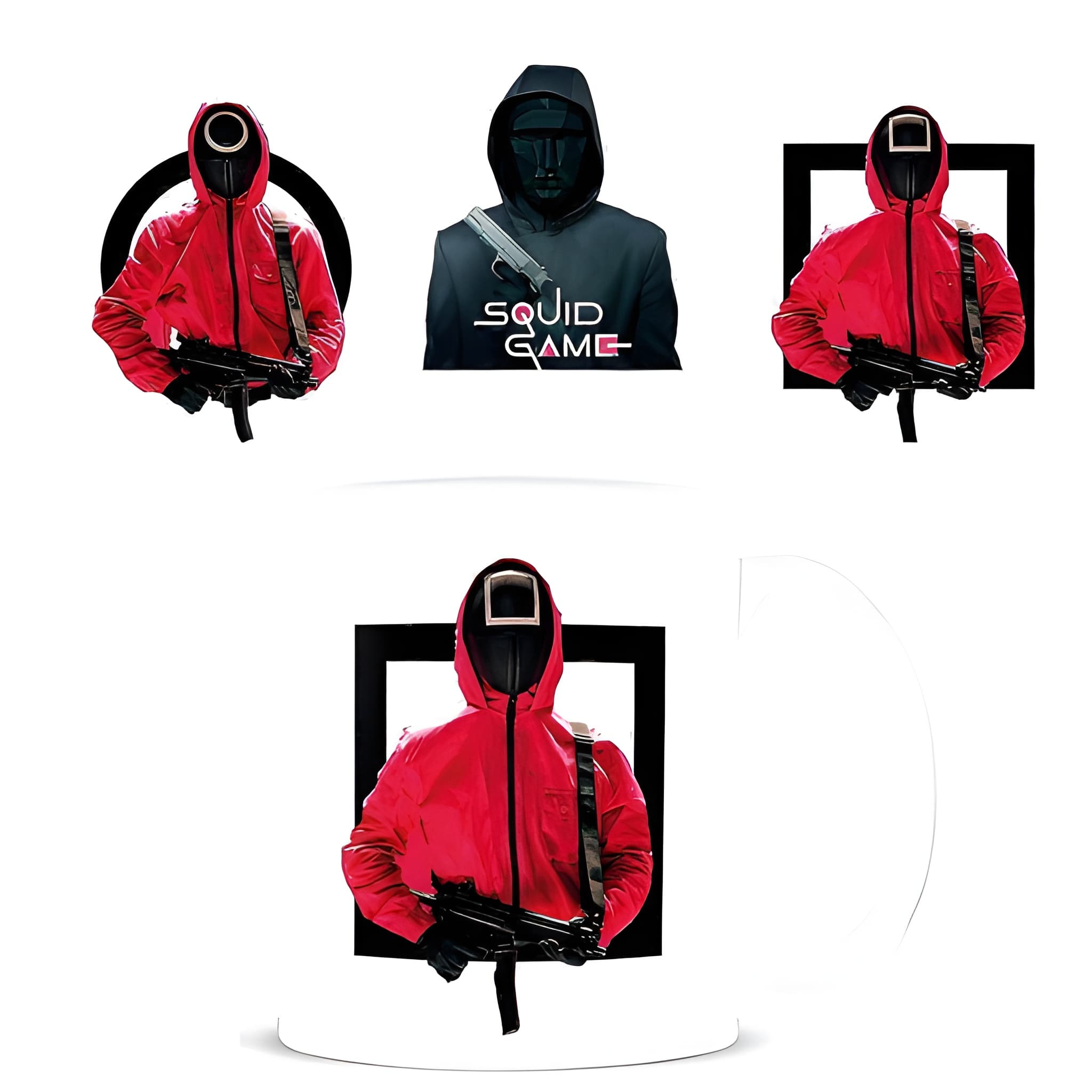 Squid Game 3 Figures Mug