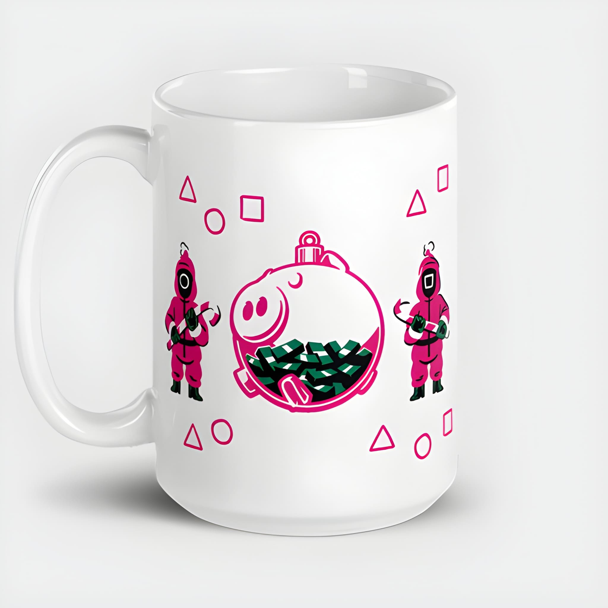 Squid Game Holiday Pattern Mug