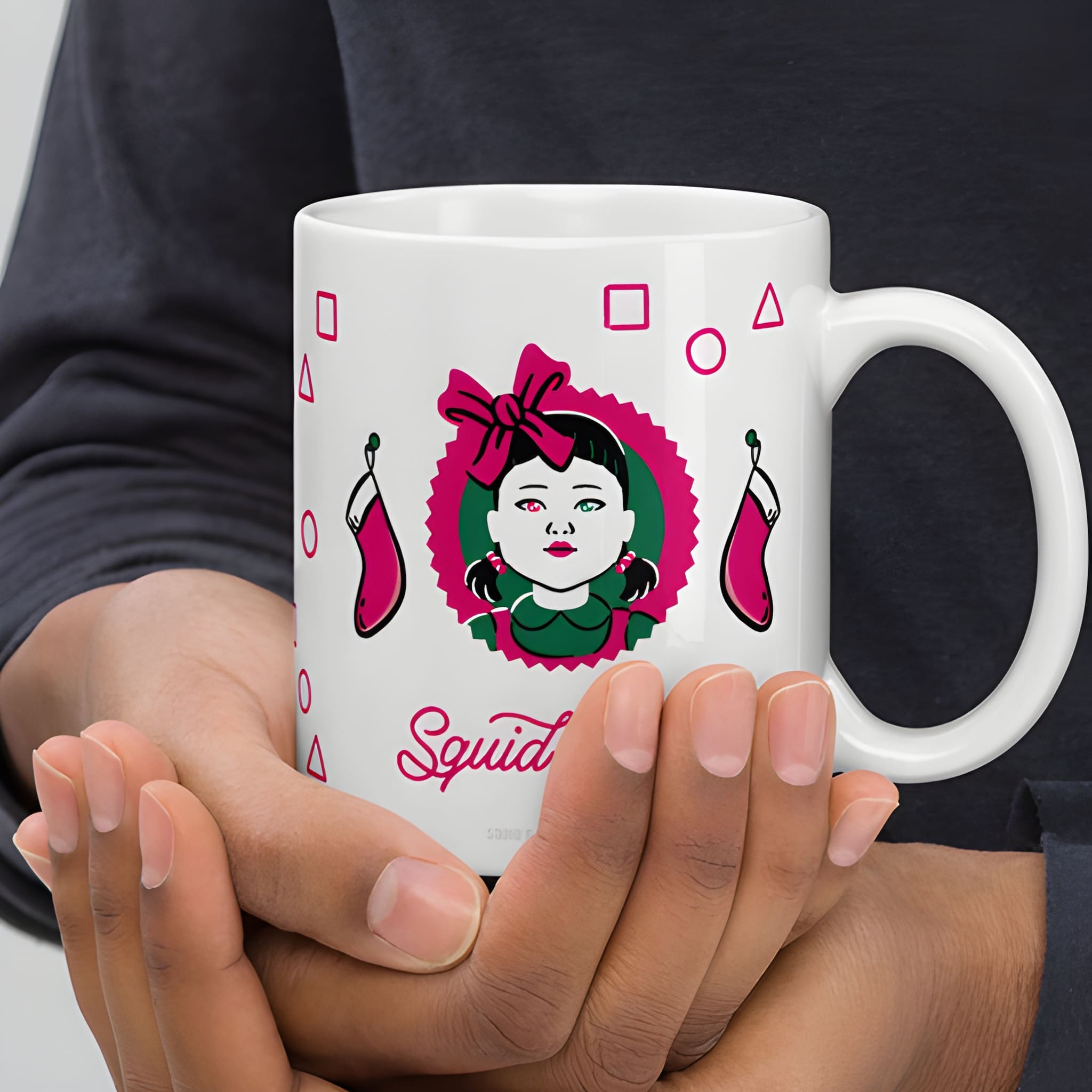 Squid Game Holiday Pattern Mug