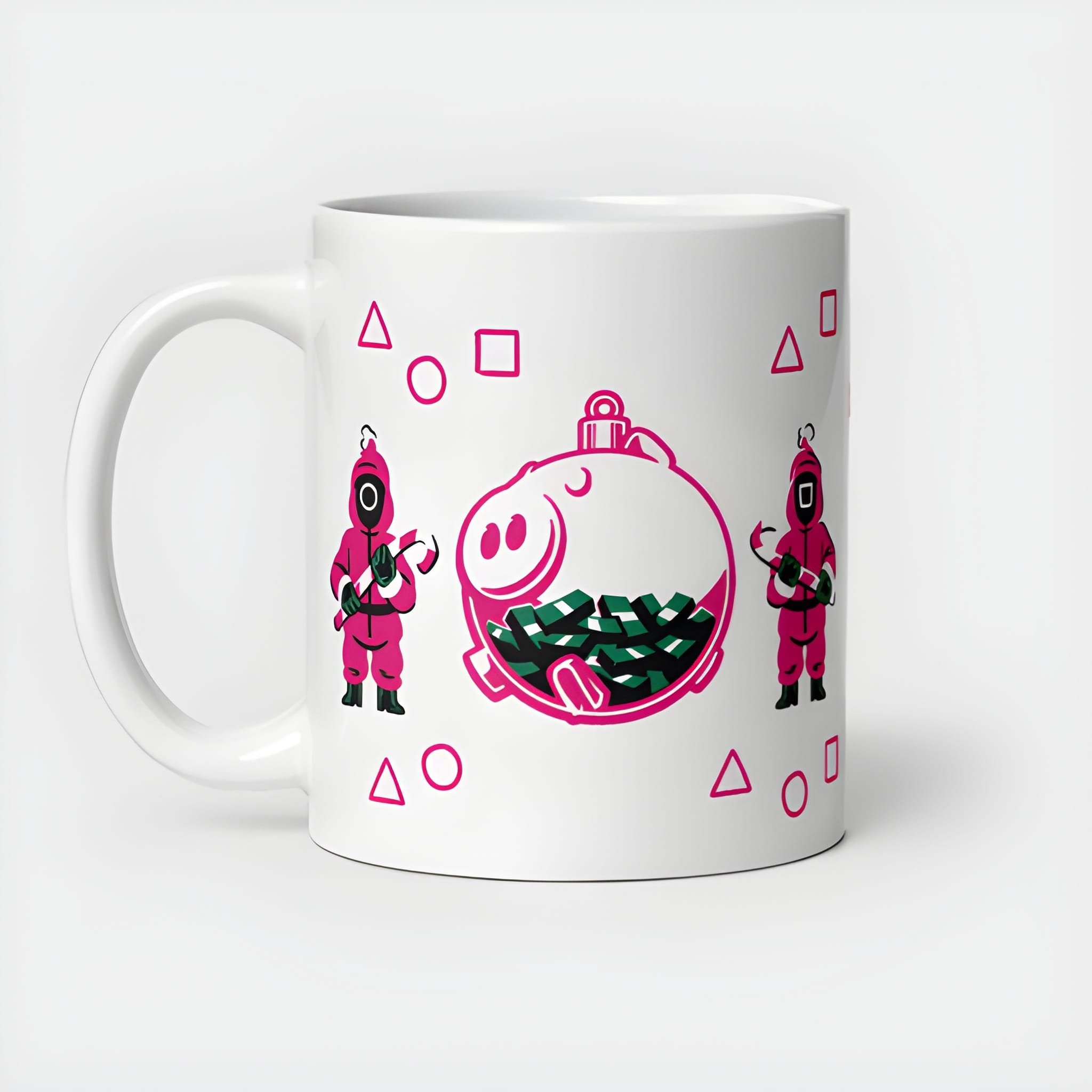 Squid Game Holiday Pattern Mug