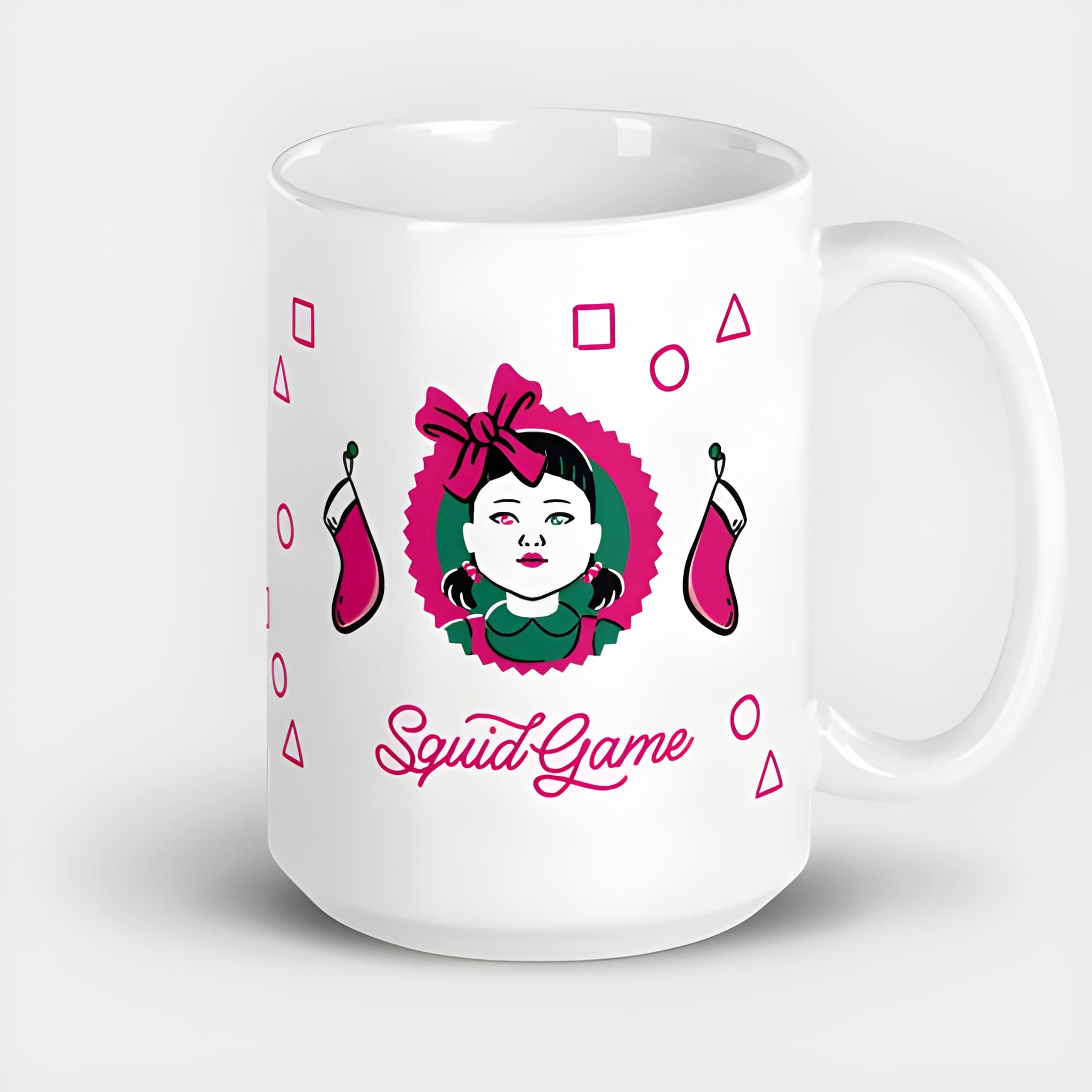 Squid Game Holiday Pattern Mug