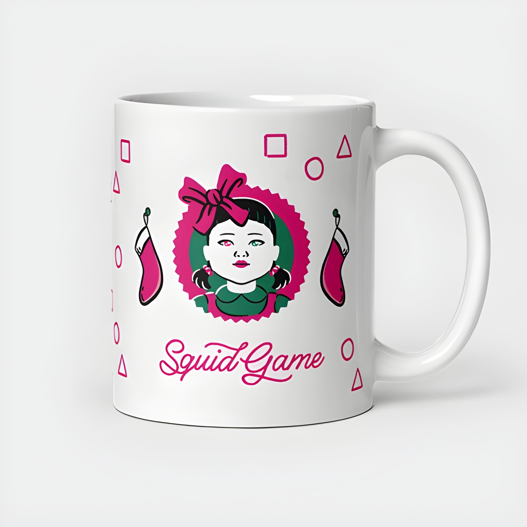 Squid Game Holiday Pattern Mug