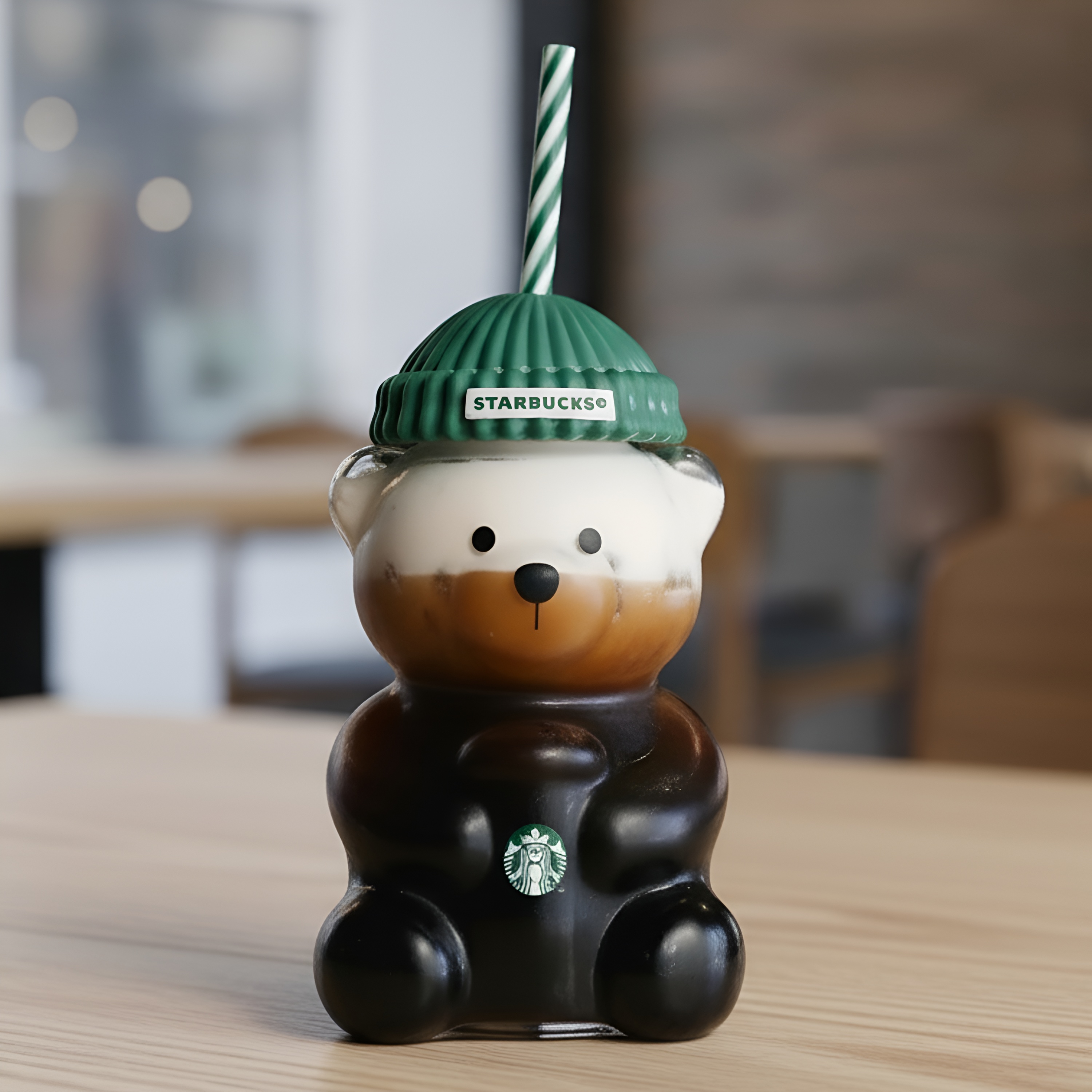 Starbies Teddy Bear Coffee Cup