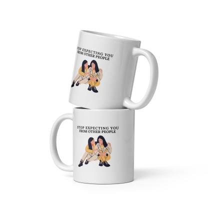Self Awareness Quote Mug Daily Reminder For Growth And Boundaries - Inspire Cups