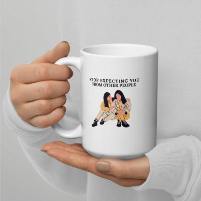Self Awareness Quote Mug Daily Reminder For Growth And Boundaries - Inspire Cups