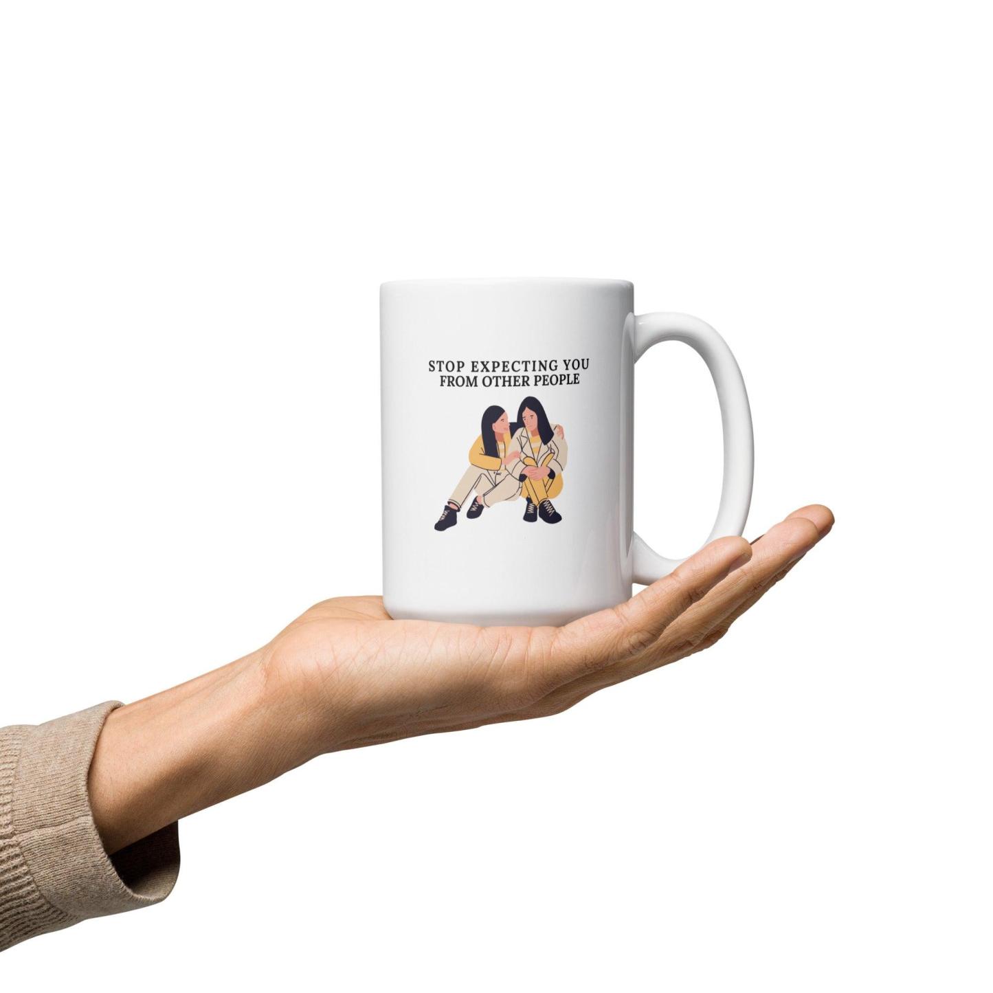 Self Awareness Quote Mug Daily Reminder For Growth And Boundaries - Inspire Cups