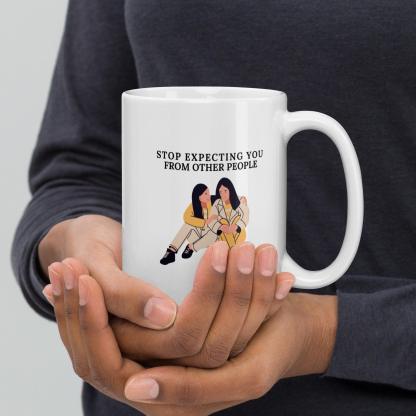 Self Awareness Quote Mug Daily Reminder For Growth And Boundaries - Inspire Cups