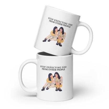 Self Awareness Quote Mug Daily Reminder For Growth And Boundaries - Inspire Cups