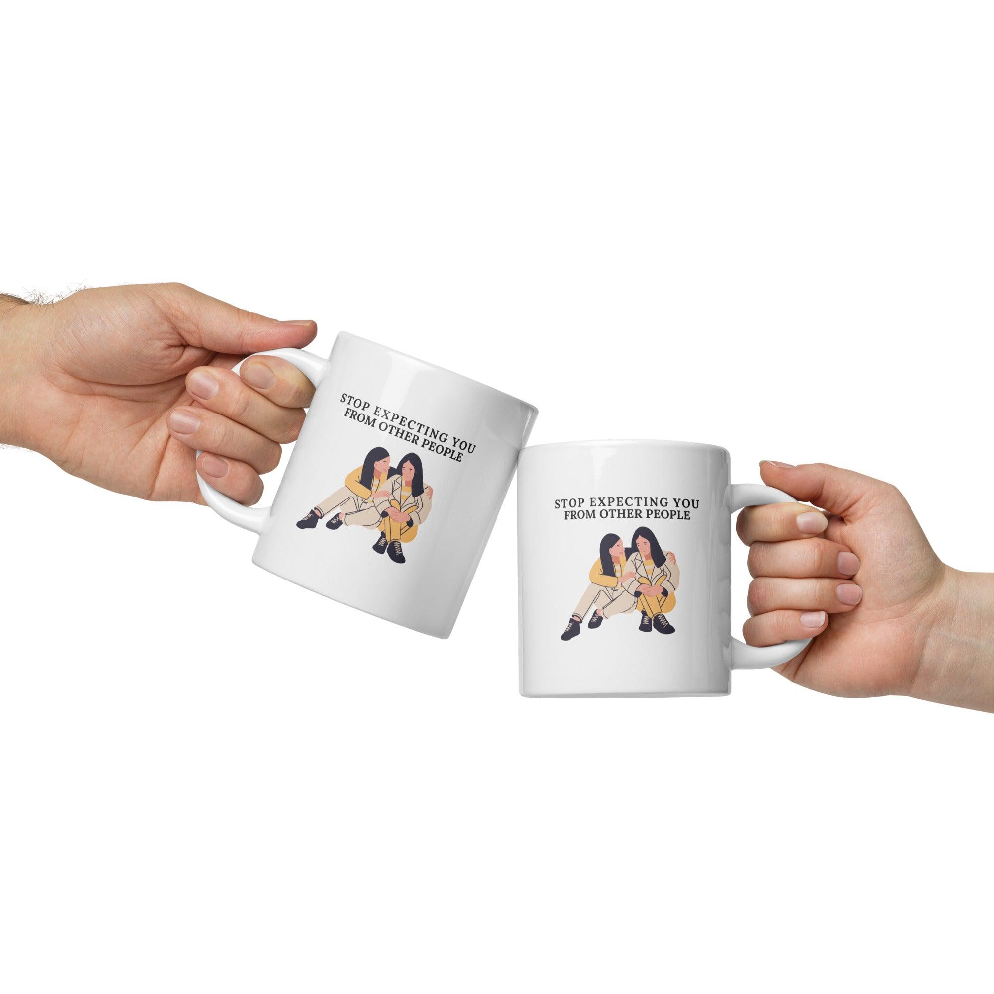 Self Awareness Quote Mug Daily Reminder For Growth And Boundaries - Inspire Cups