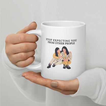 Self Awareness Quote Mug Daily Reminder For Growth And Boundaries - Inspire Cups