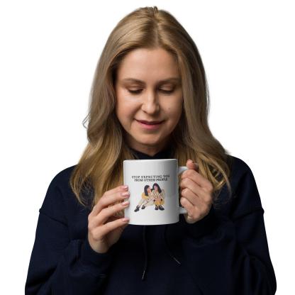 Self Awareness Quote Mug Daily Reminder For Growth And Boundaries - Inspire Cups