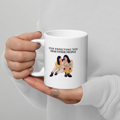 Self Awareness Quote Mug Daily Reminder For Growth And Boundaries - Inspire Cups