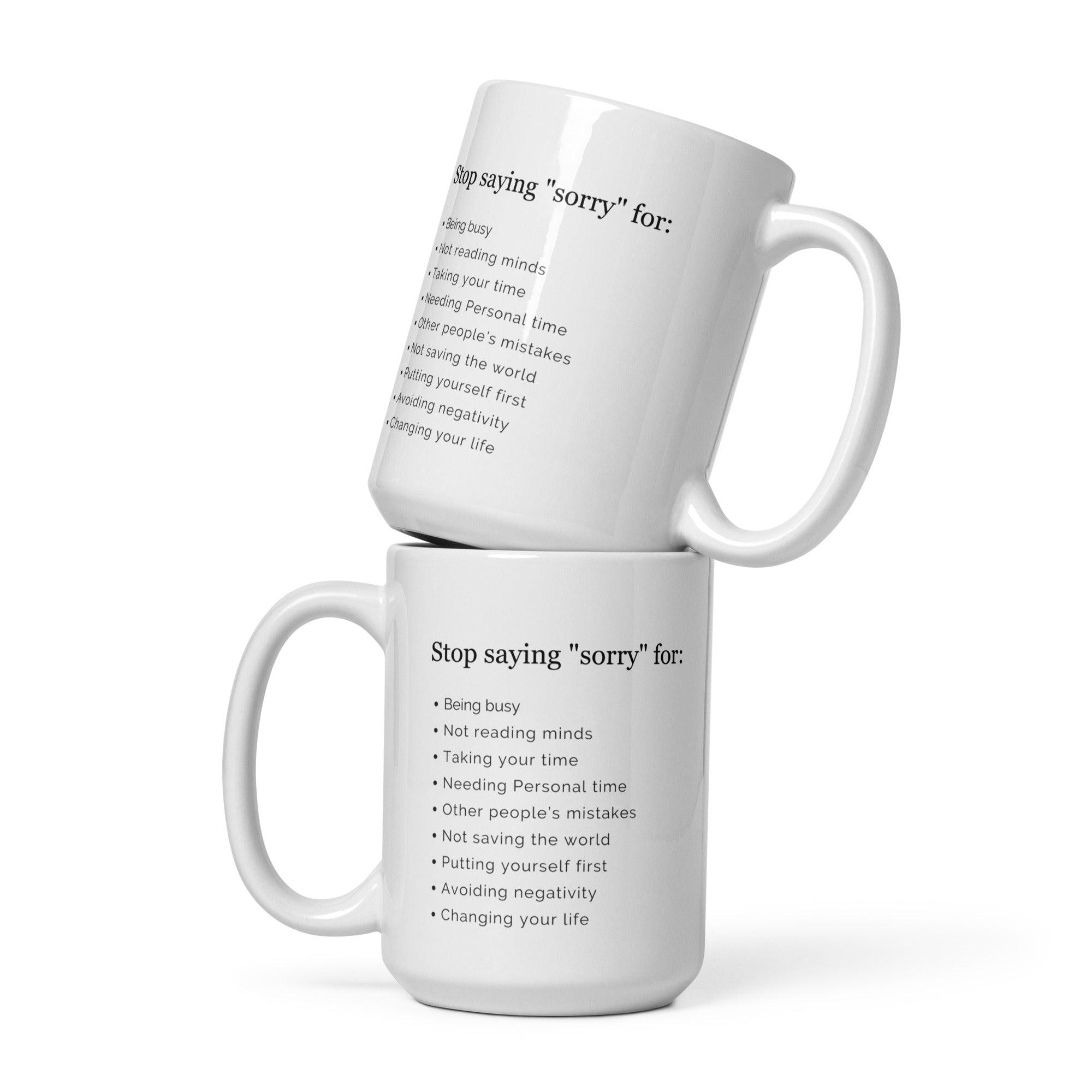 Empowerment Quote Mug Confidence Boosting Ceramic Drinkware - Inspire Cups