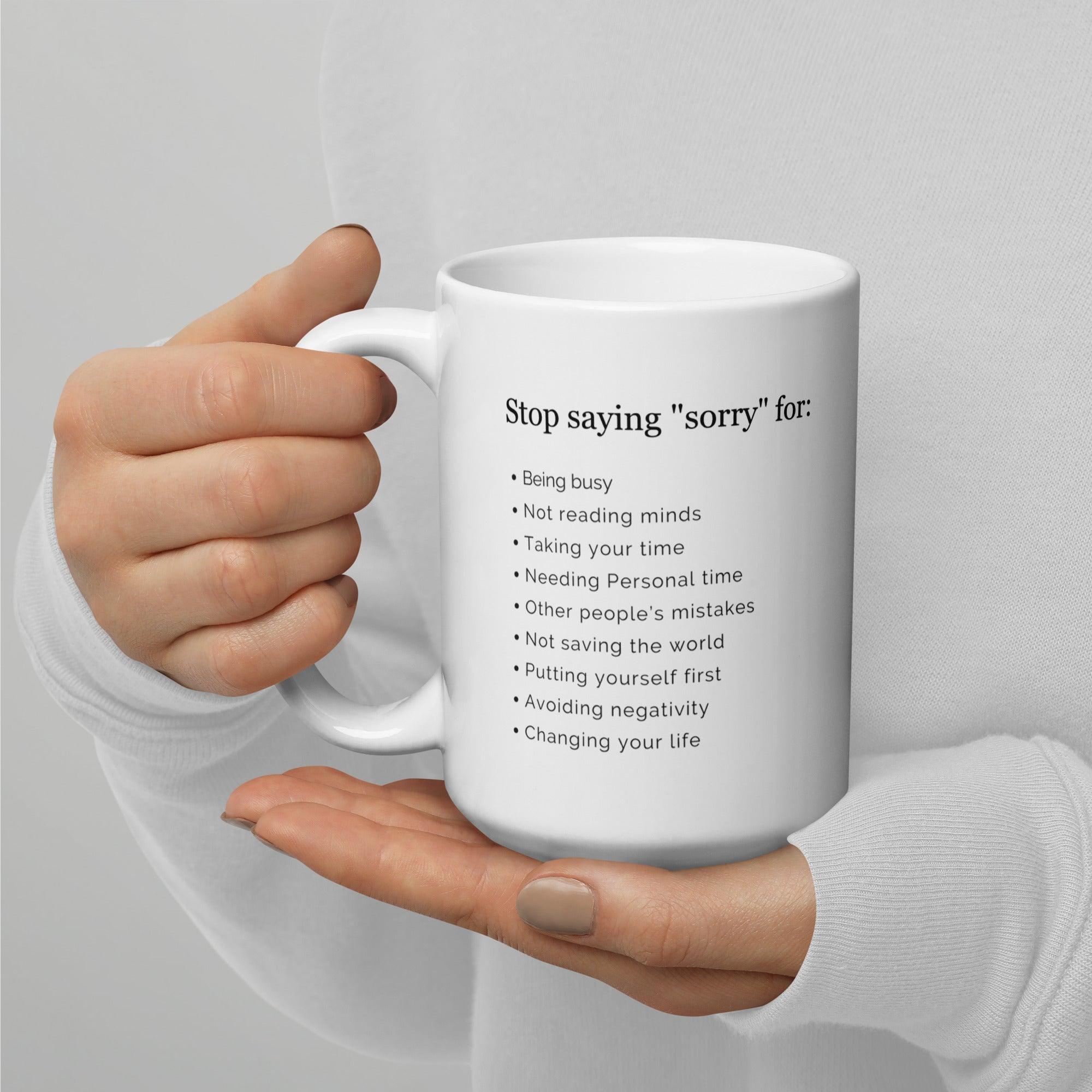 Empowerment Quote Mug Confidence Boosting Ceramic Drinkware - Inspire Cups