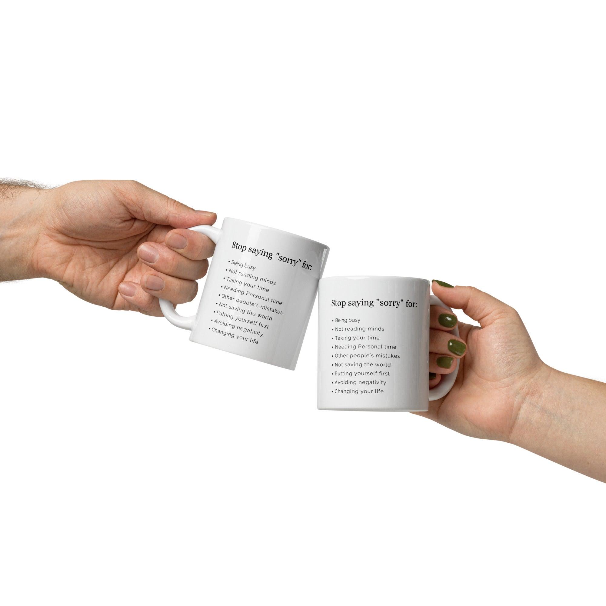 Empowerment Quote Mug Confidence Boosting Ceramic Drinkware - Inspire Cups