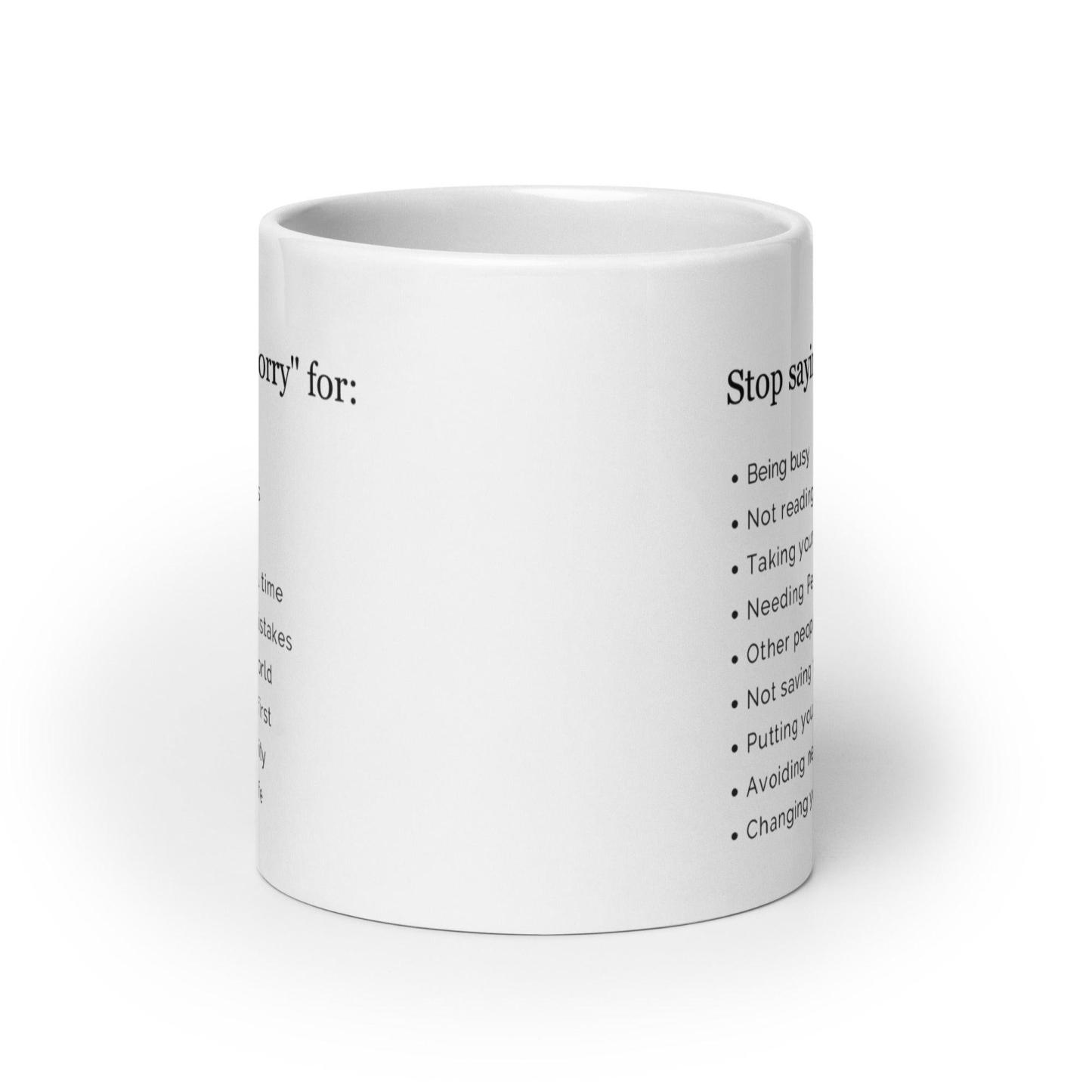 Empowerment Quote Mug Confidence Boosting Ceramic Drinkware - Inspire Cups