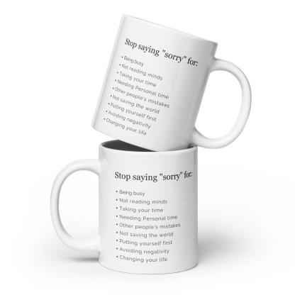 Empowerment Quote Mug Confidence Boosting Ceramic Drinkware - Inspire Cups