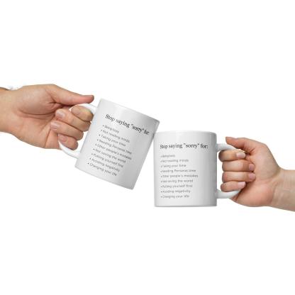 Empowerment Quote Mug Confidence Boosting Ceramic Drinkware - Inspire Cups