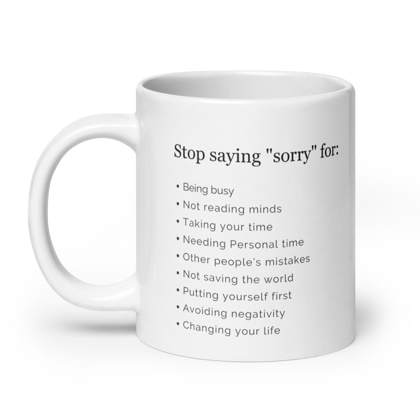 Empowerment Quote Mug Confidence Boosting Ceramic Drinkware - Inspire Cups