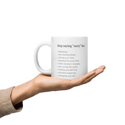 Empowerment Quote Mug Confidence Boosting Ceramic Drinkware - Inspire Cups