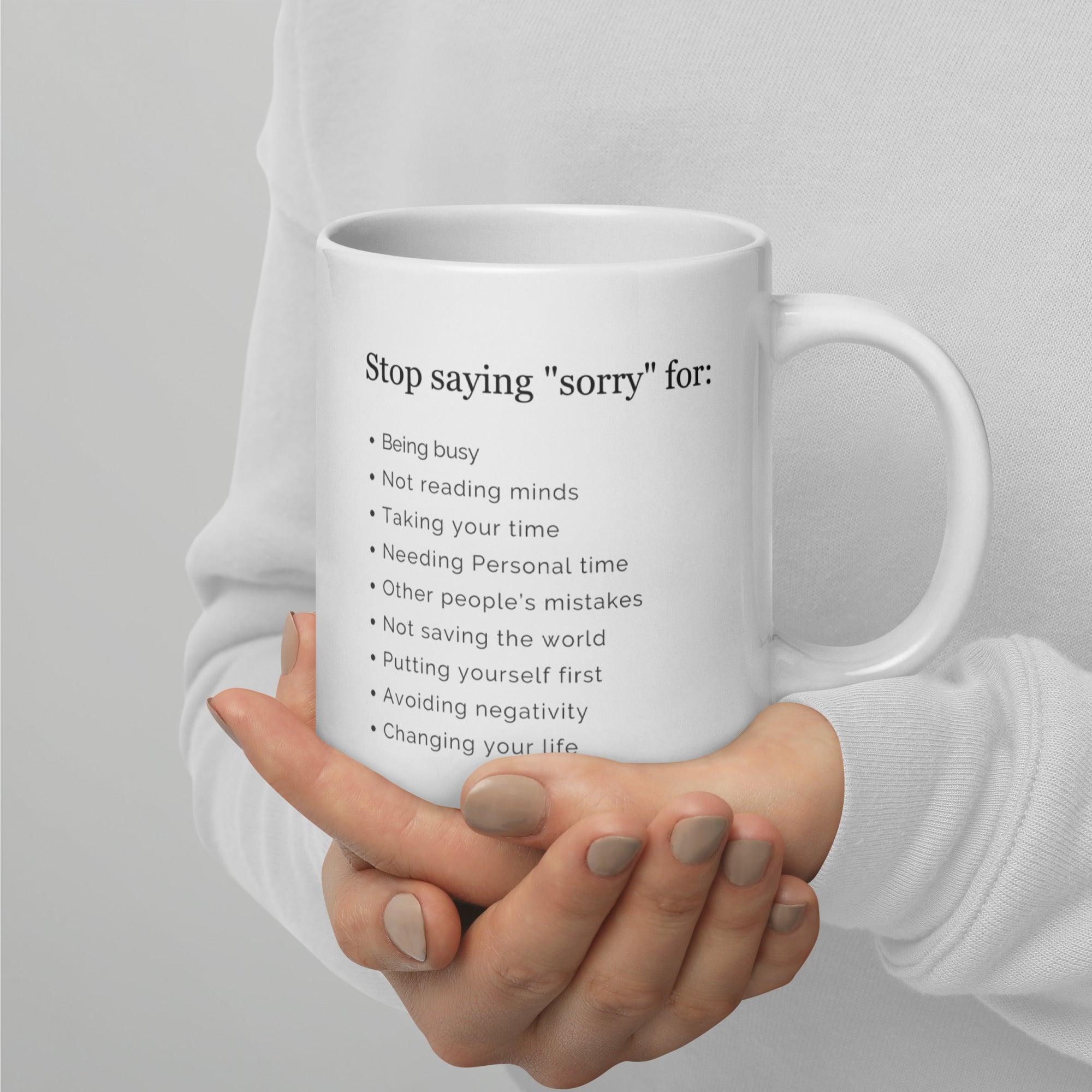 Empowerment Quote Mug Confidence Boosting Ceramic Drinkware - Inspire Cups