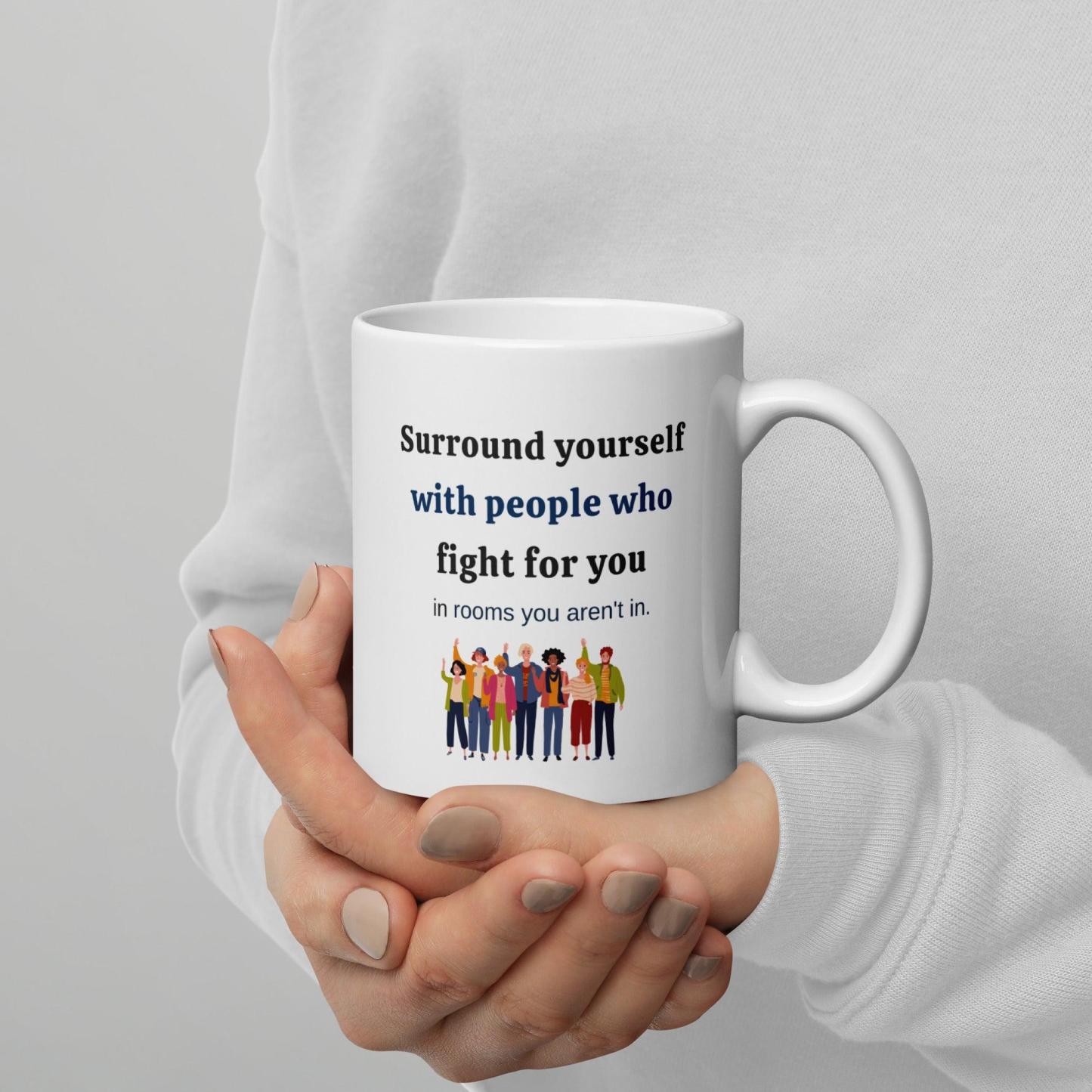 Support Circle Message Mug - Inspire Cups