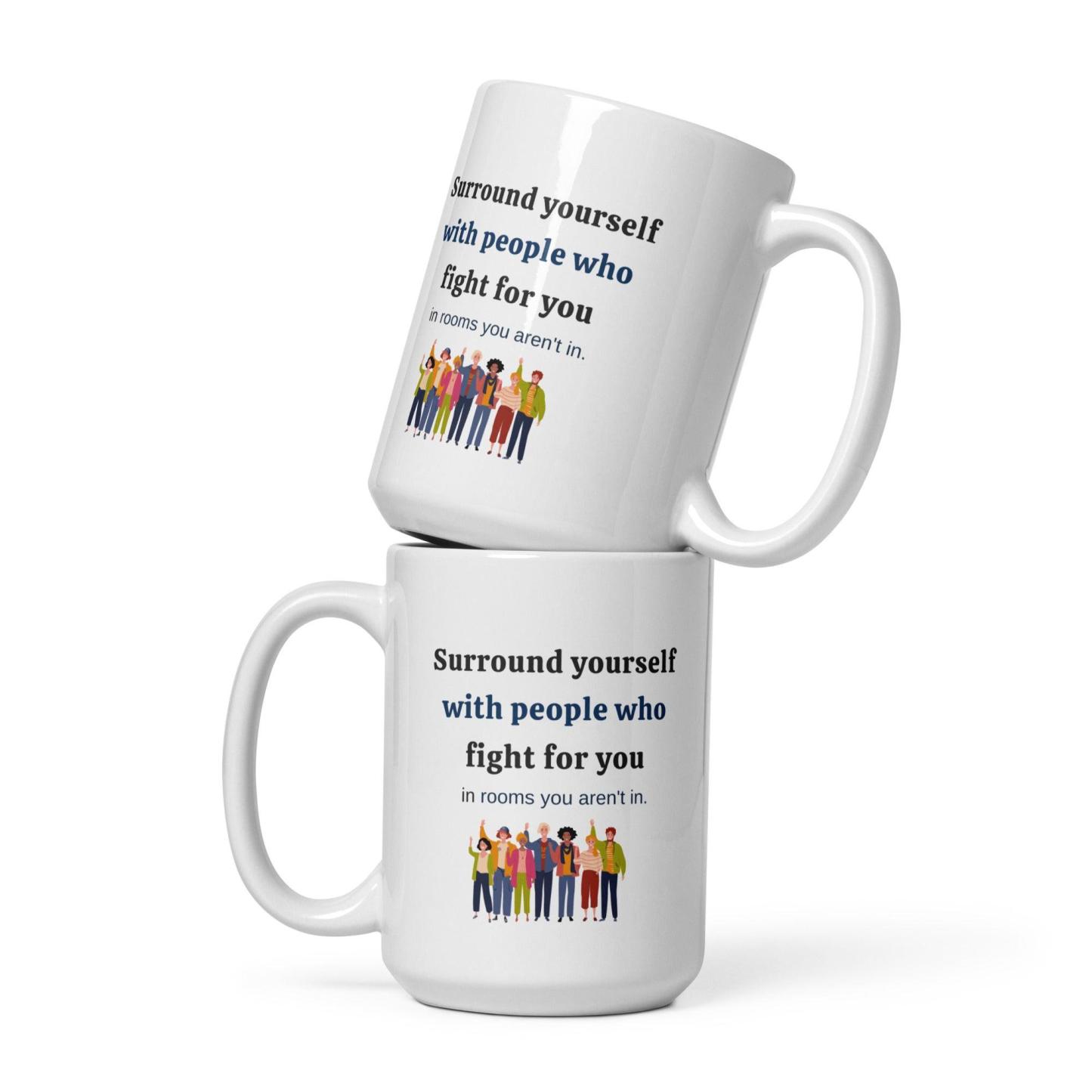 Support Circle Message Mug - Inspire Cups