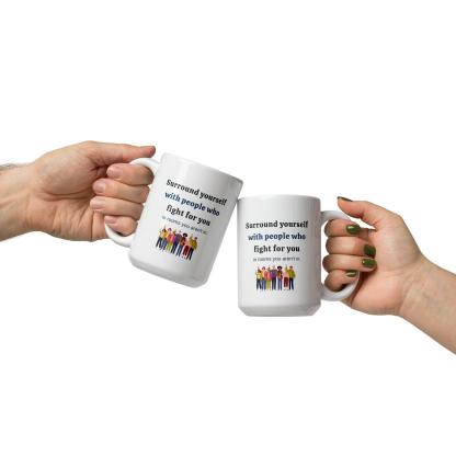 Support Circle Message Mug - Inspire Cups