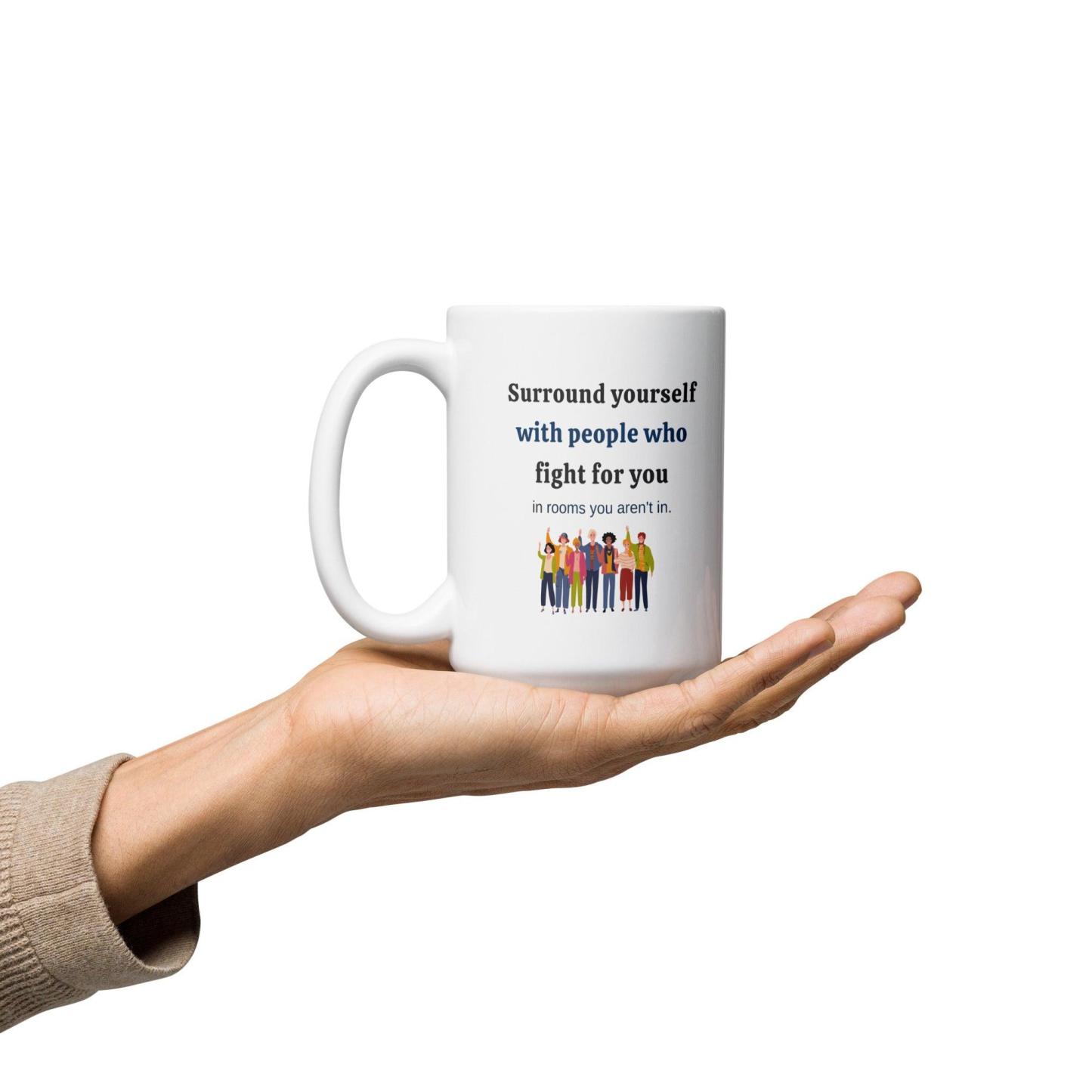 Support Circle Message Mug - Inspire Cups