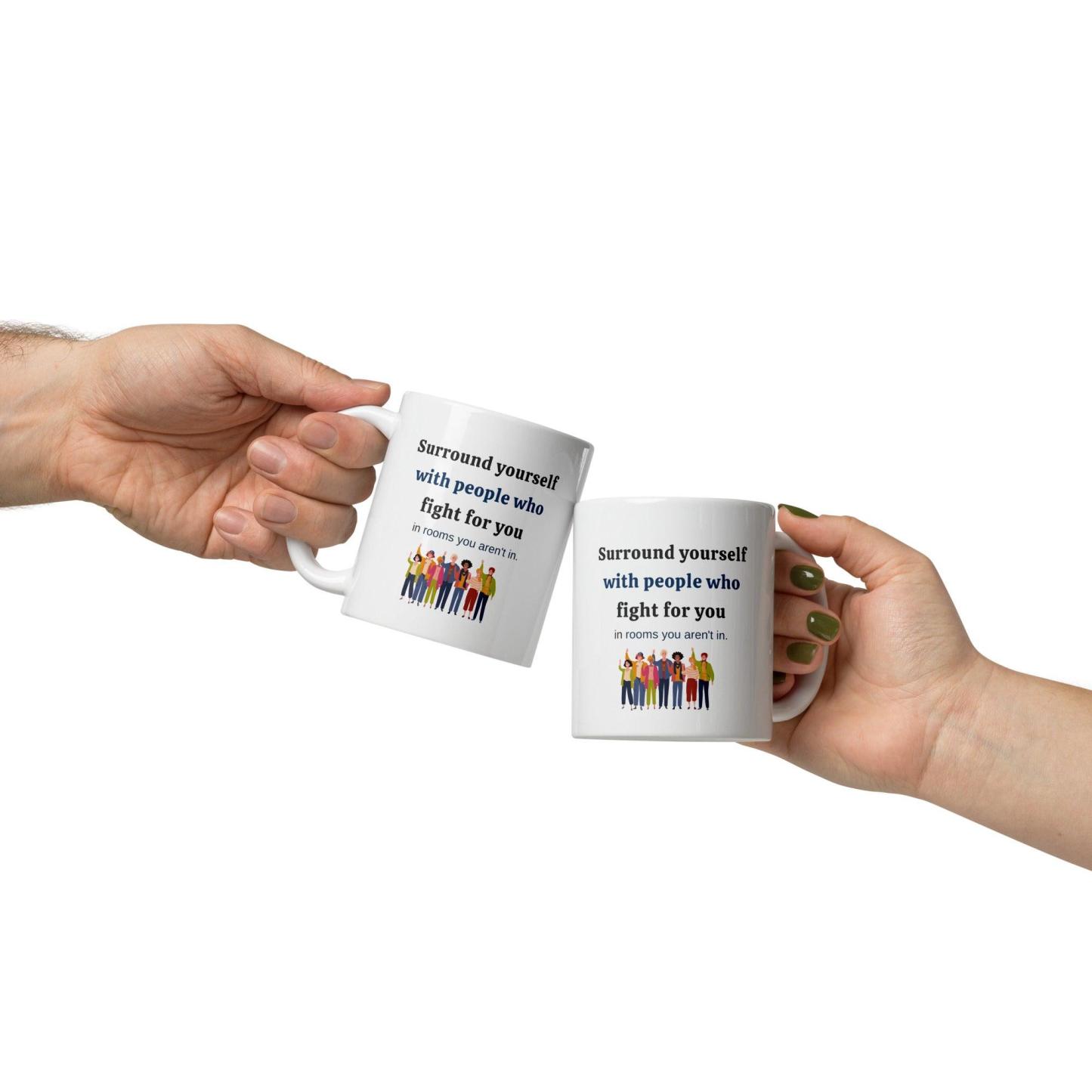 Support Circle Message Mug - Inspire Cups