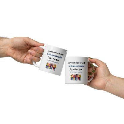 Support Circle Message Mug - Inspire Cups