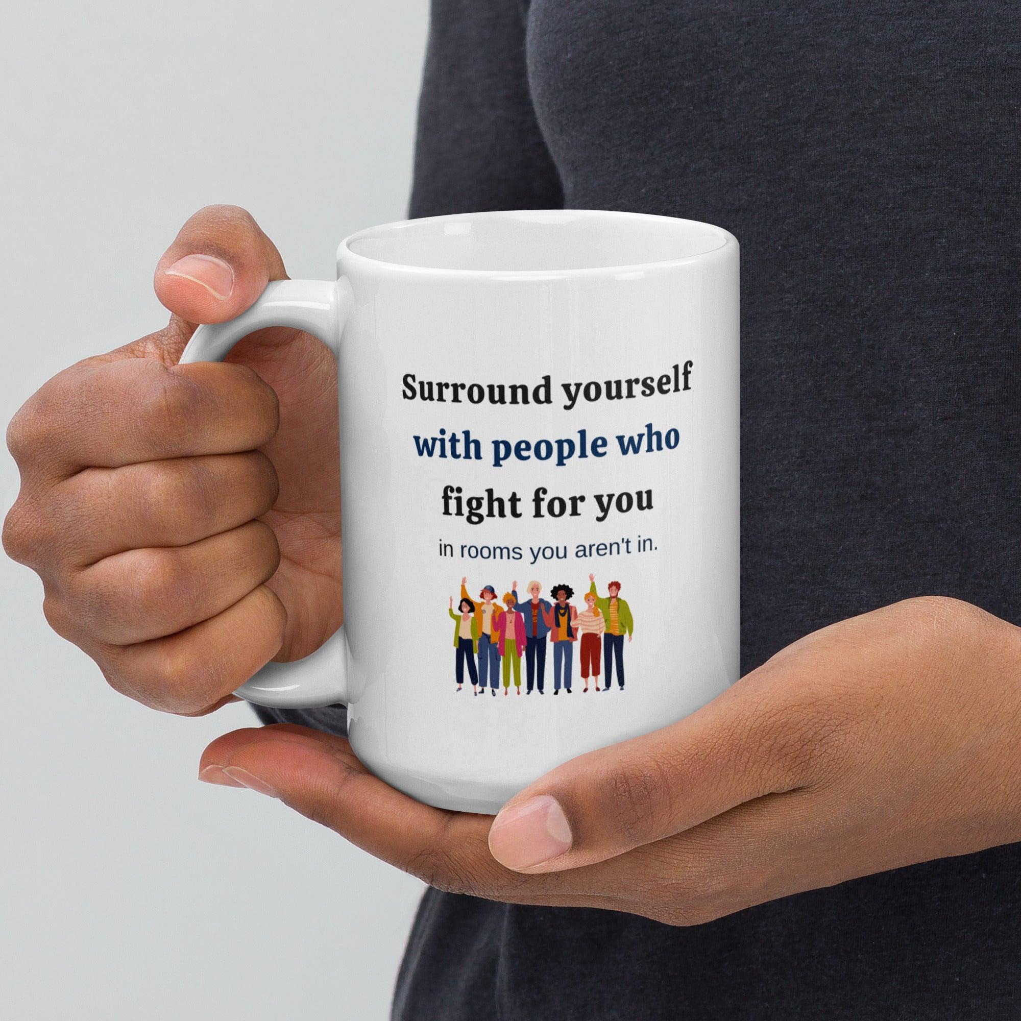 Support Circle Message Mug - Inspire Cups