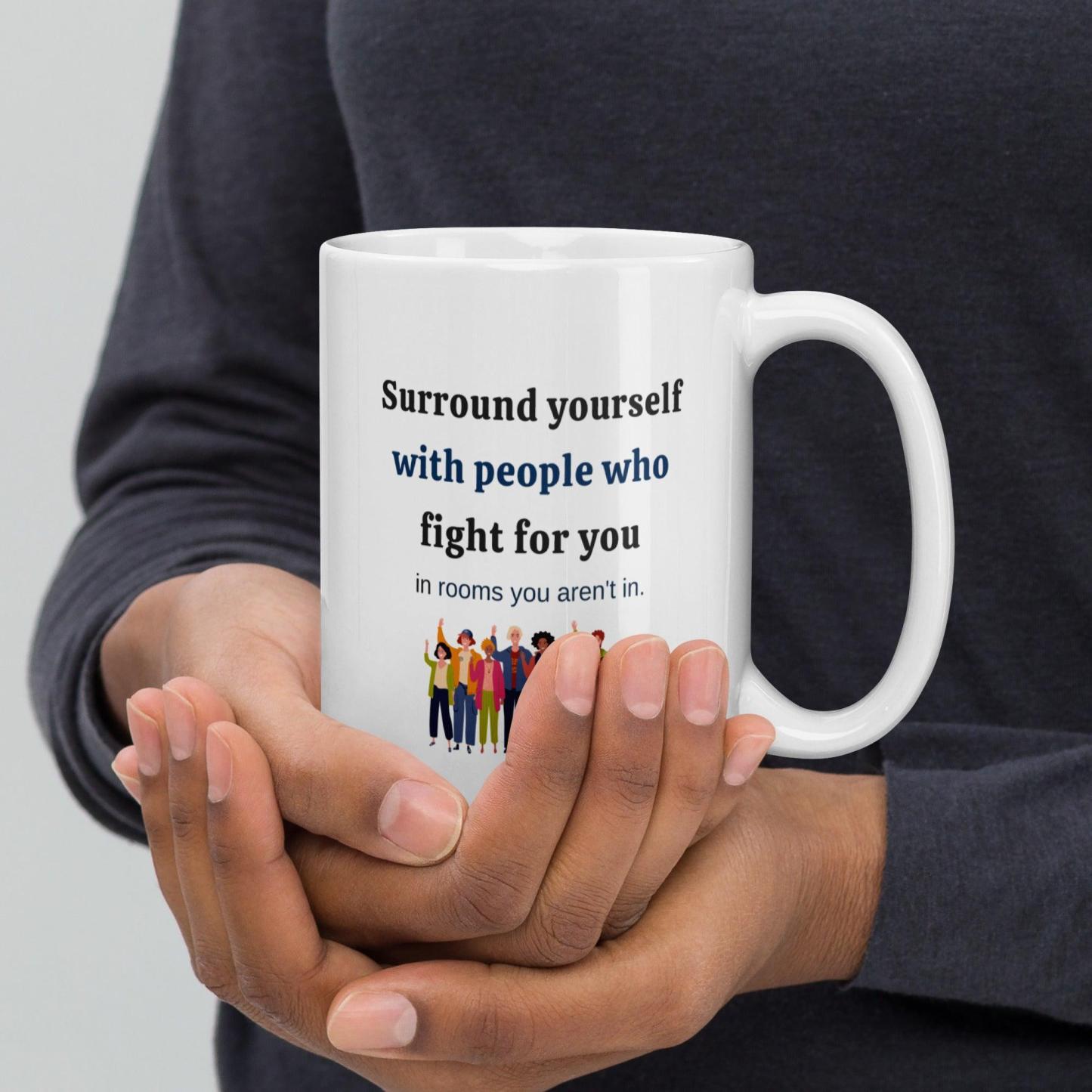Support Circle Message Mug - Inspire Cups