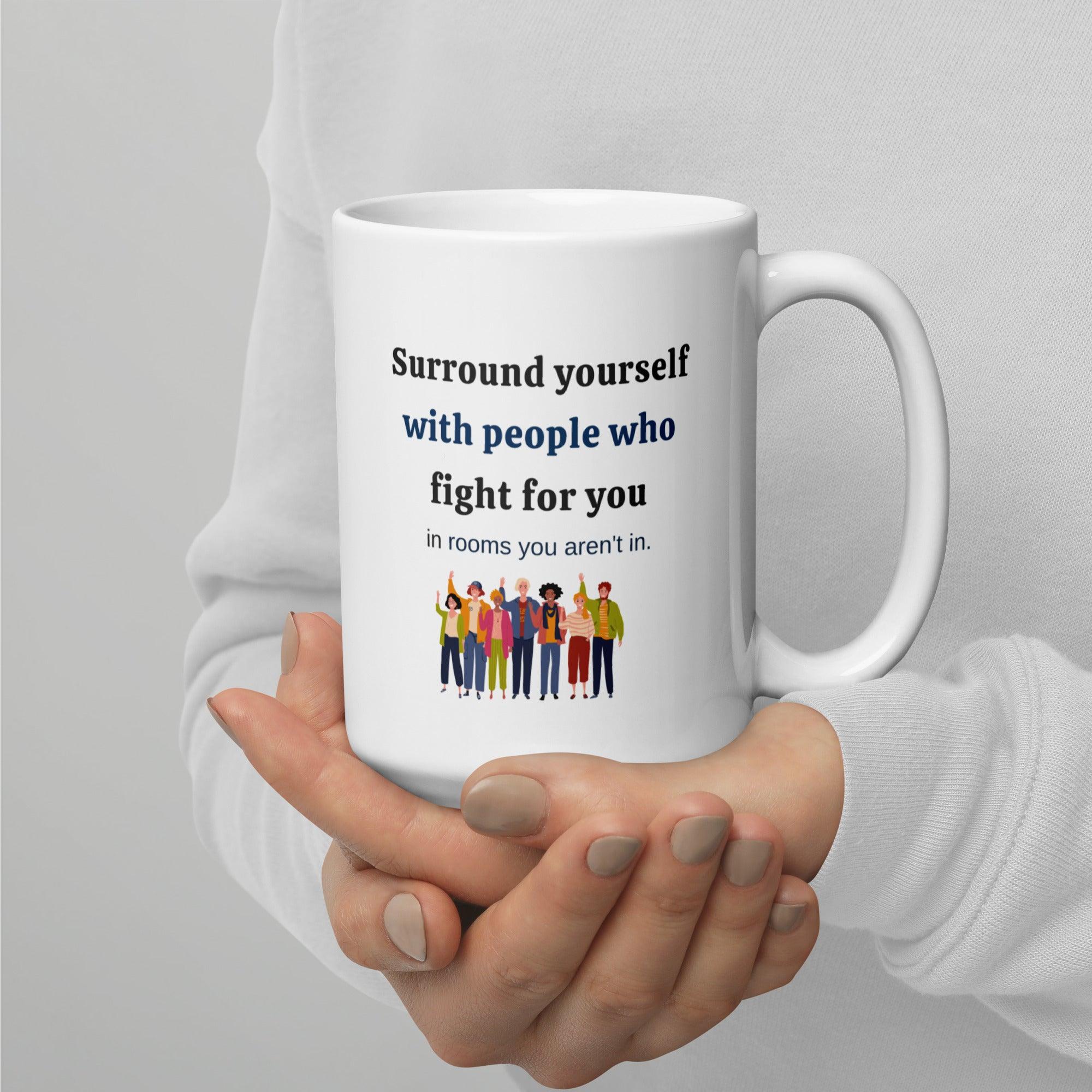 Support Circle Message Mug - Inspire Cups