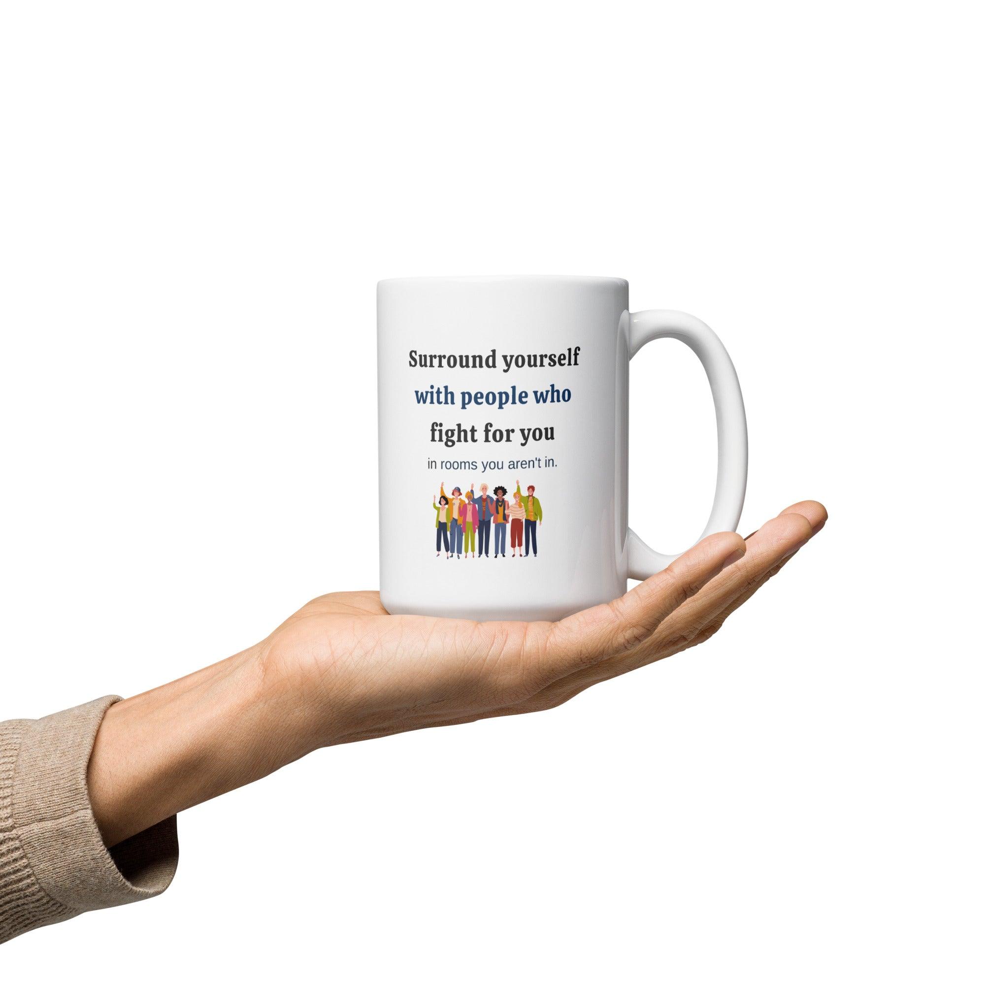 Support Circle Message Mug - Inspire Cups