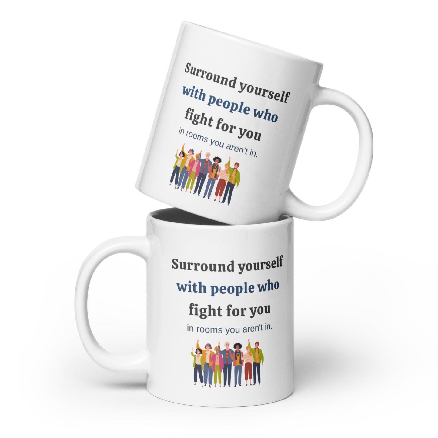 Support Circle Message Mug - Inspire Cups