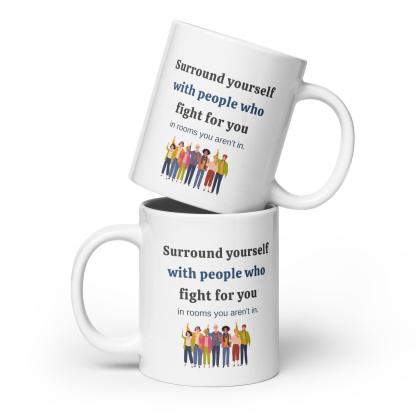 Support Circle Message Mug - Inspire Cups