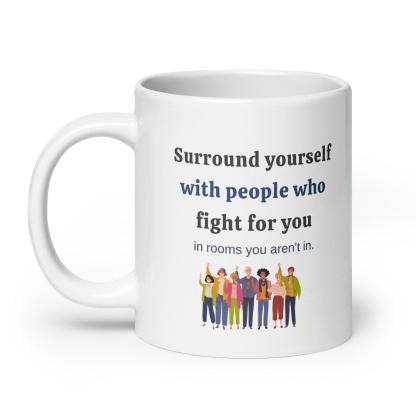 Support Circle Message Mug - Inspire Cups